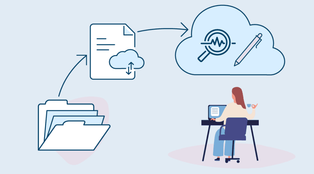 File to API Workflow Illustration.