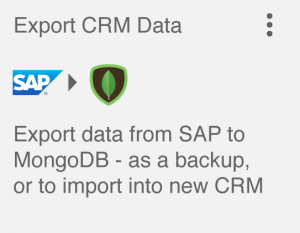 SAP Integration - Export CRM Data
