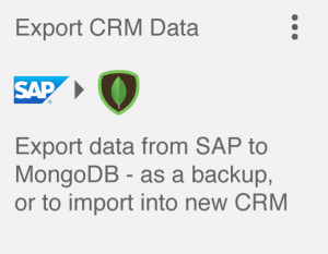 SAP Integration - Export CRM Data