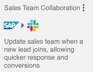 SAP Integration to Slack Integration - Sales Team Collaboration