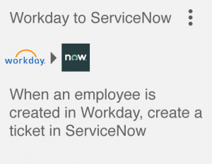 Workday to ServiceNow Integration