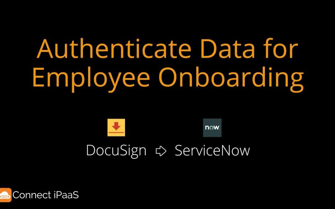 Authenticate data for employee onboarding
