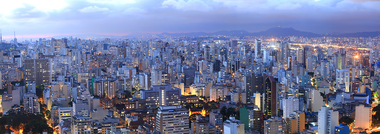Sao Paulo Cityscape at Dawn