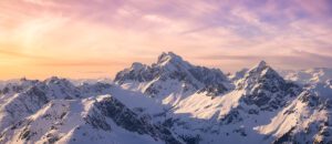 Snowy Mountain Landscape