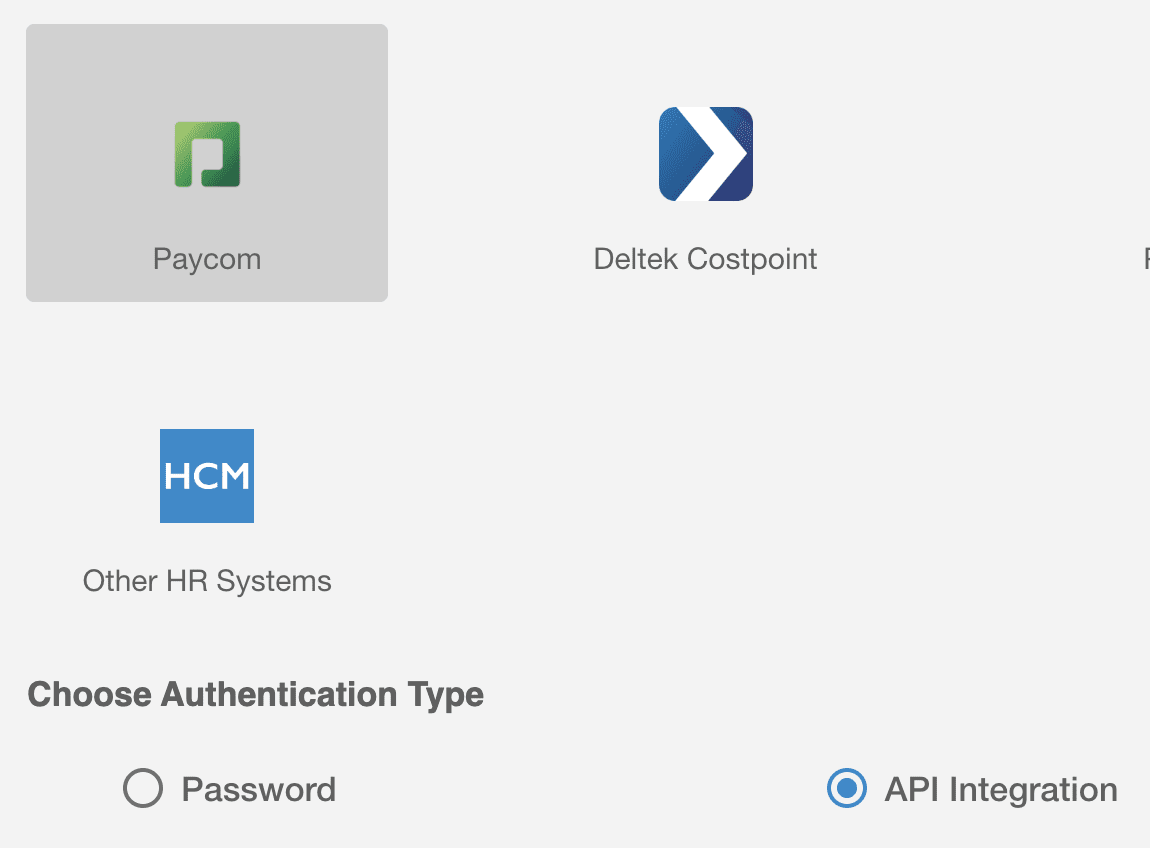 Hire2Retire Phase 5.5: Multi-Domain AD Support, HR File Extract Monitoring, and More 5 The Paycom API Connection option in Hire2Retire.