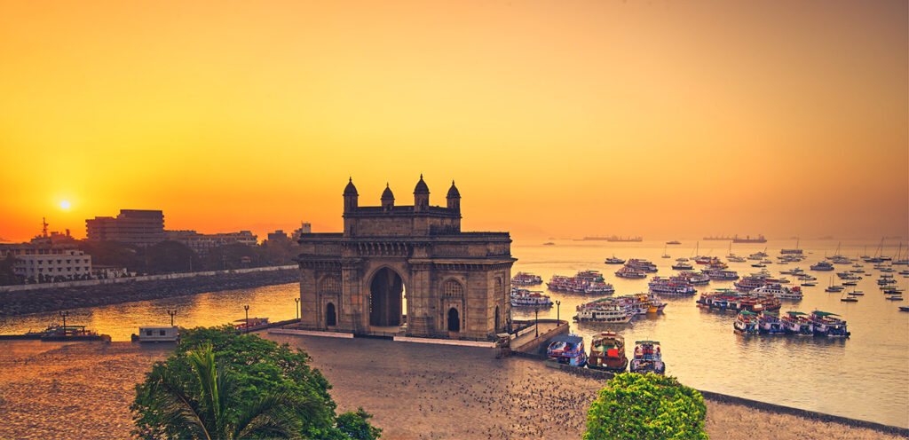 Mumbai cityscape at sunrise