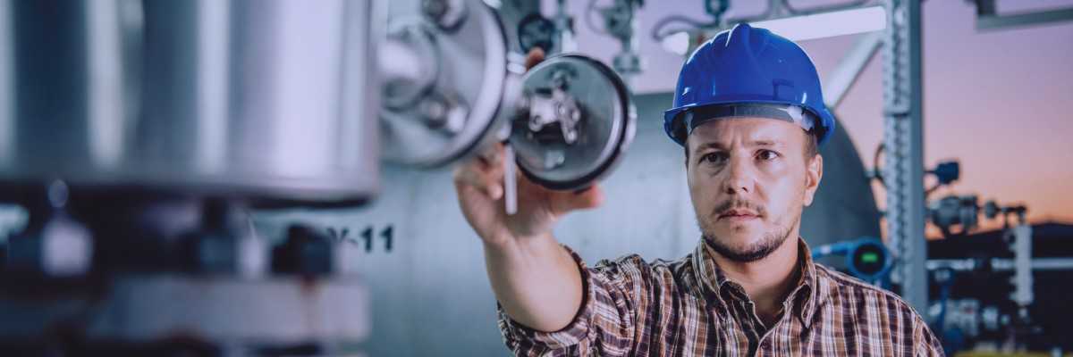 Man Working in warehouse
