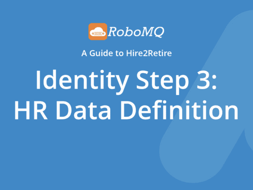 Identity Step 3: HR Data Definition.