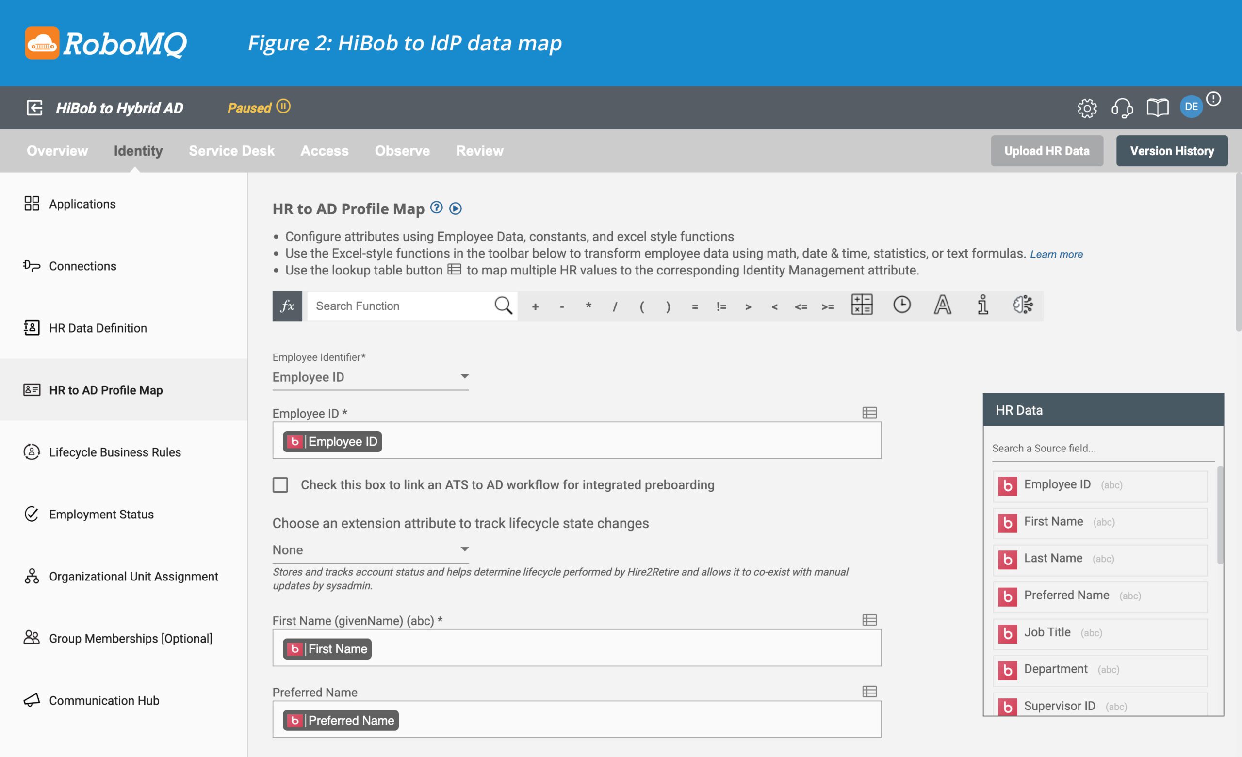 How to Integrate HiBob to AD or Entra ID (Azure AD) 4 HiBob to IdP Data Map.