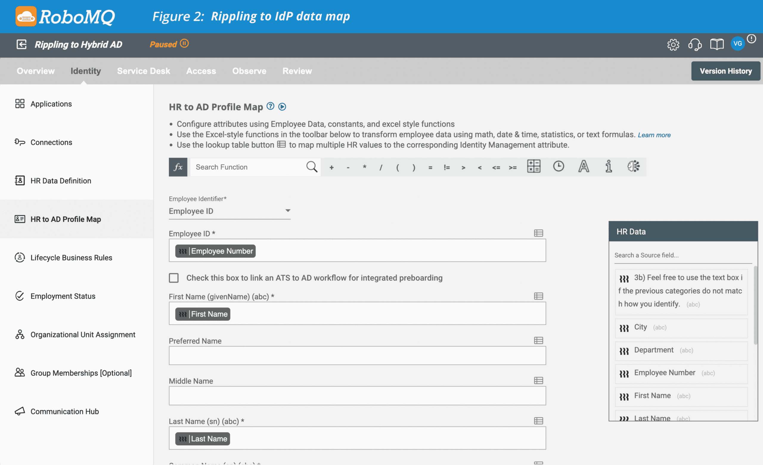 Rippling to hybrid AD