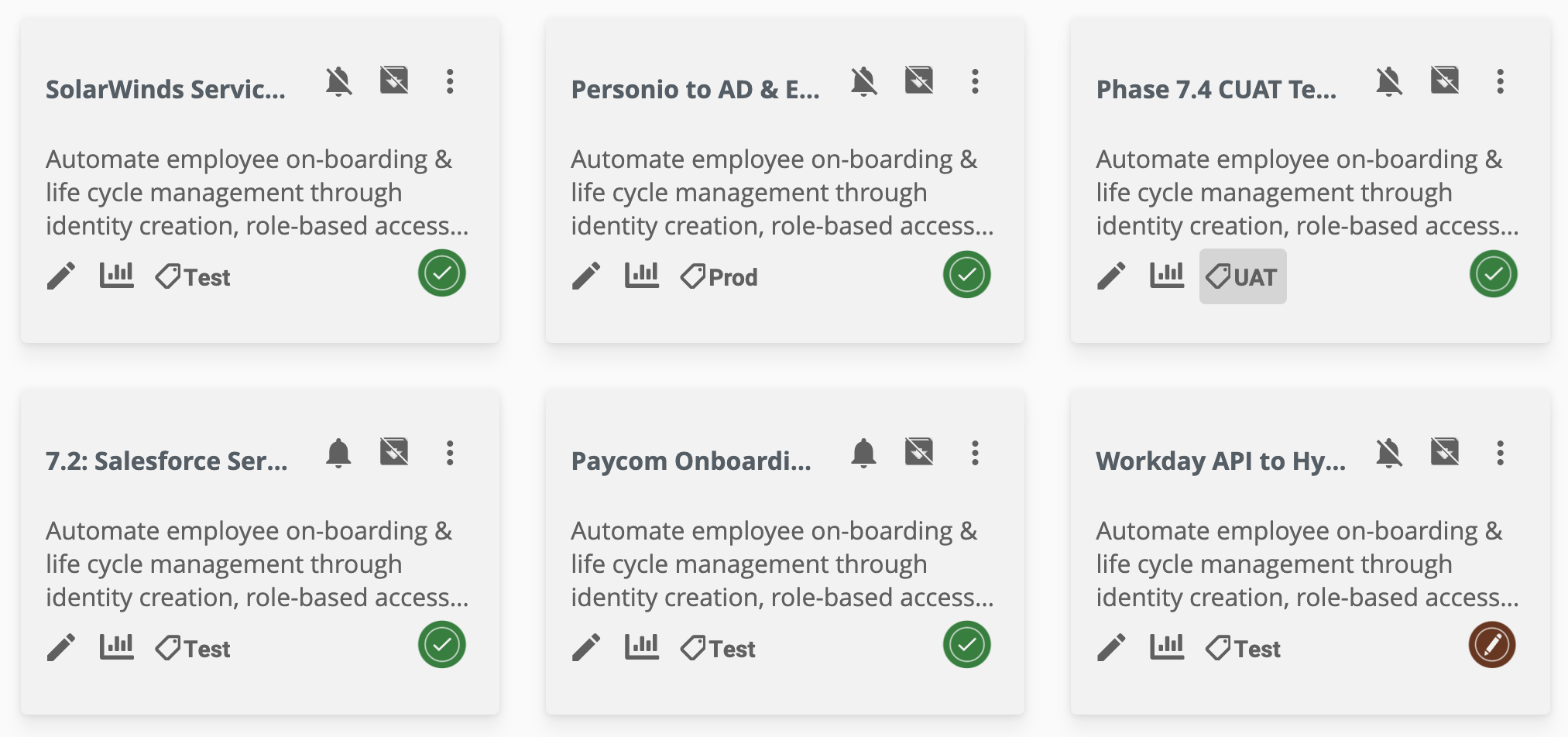 Environment tagging for workflows