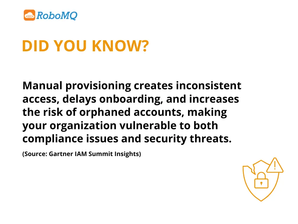 Manual provisioning challenges