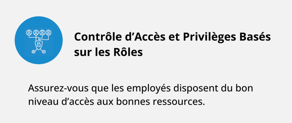 Contrôle d’Accès et Privilèges Basés sur les Rôles
