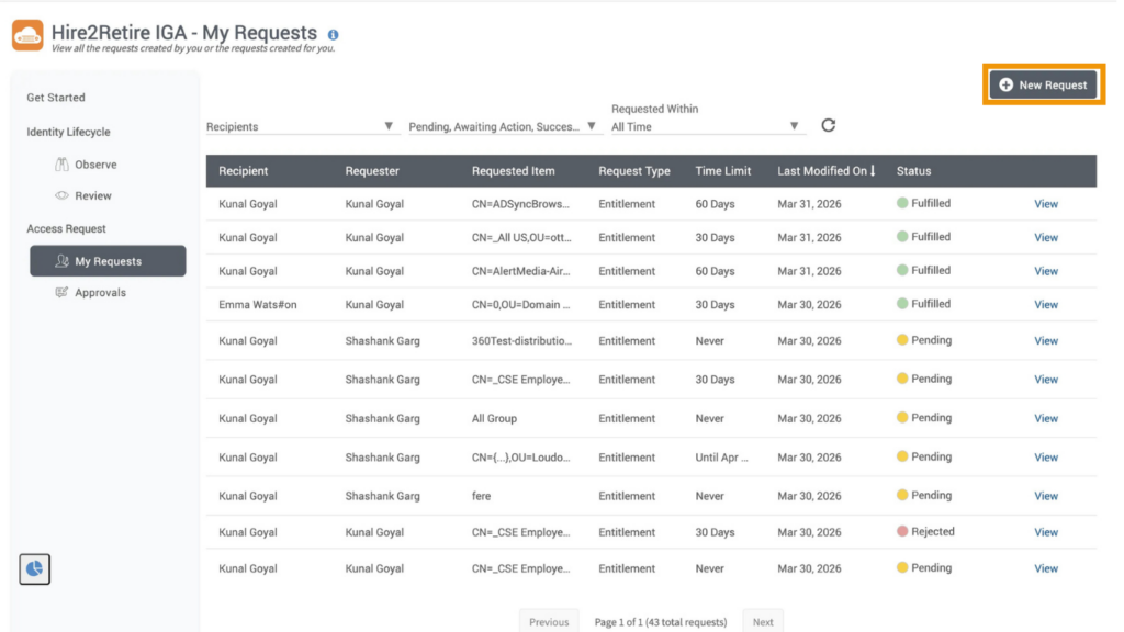 Automate Access Requests in ServiceNow with Hire2Retire - 1