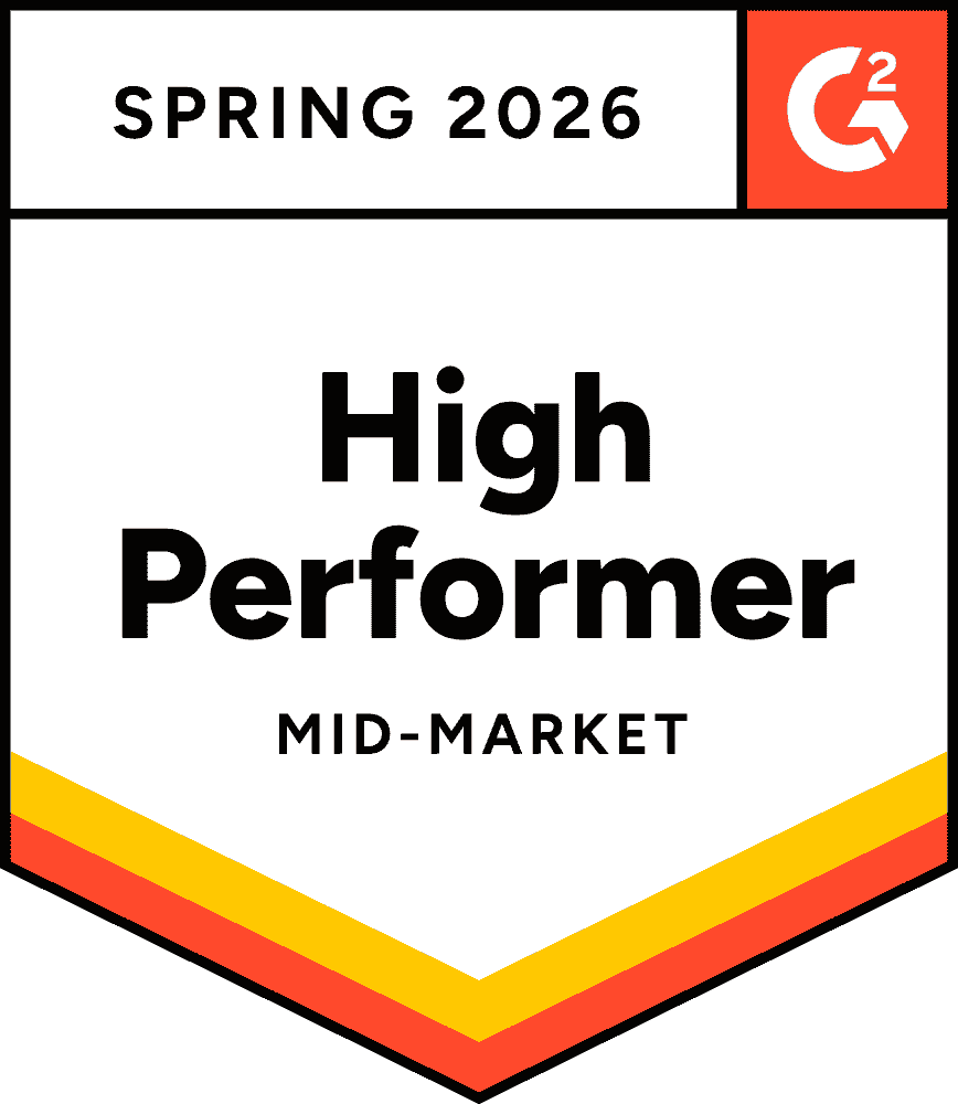 G2 Spring 2026 Mid Market High Performer