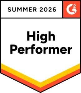 High Performer G2 Badge 2026